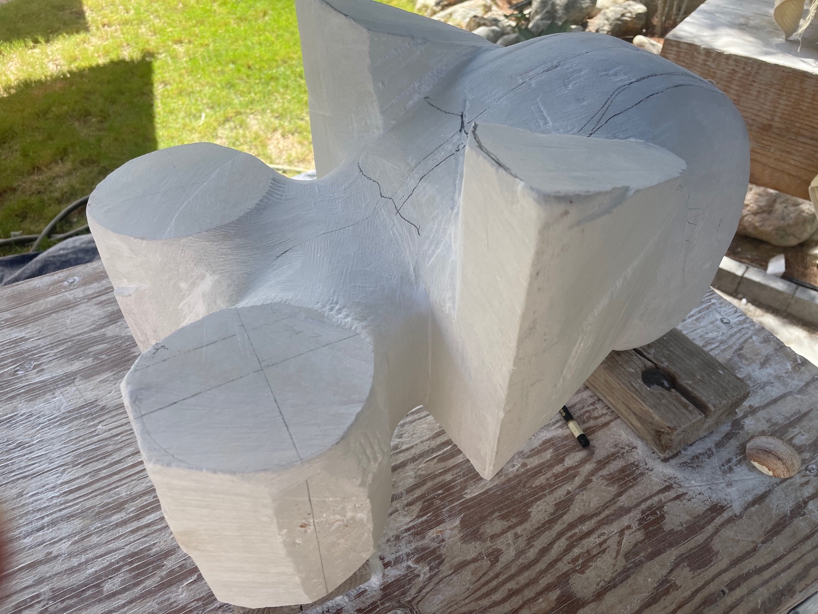 Studio and process photograph